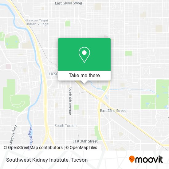 Southwest Kidney Institute map
