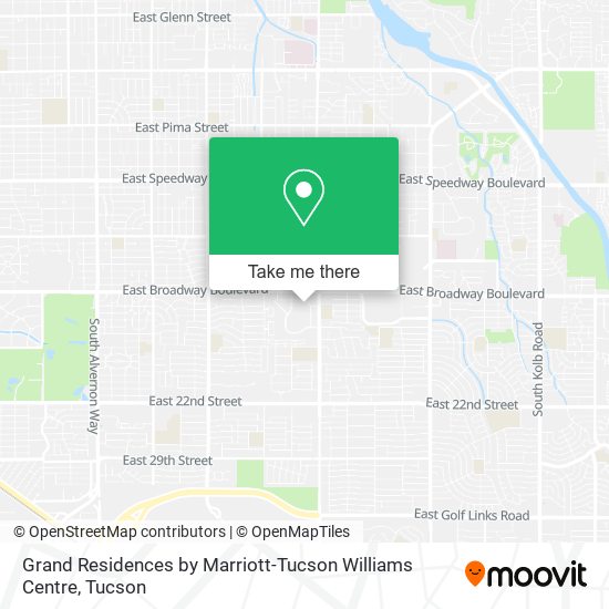 Grand Residences by Marriott-Tucson Williams Centre map