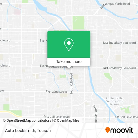 Auto Locksmith map