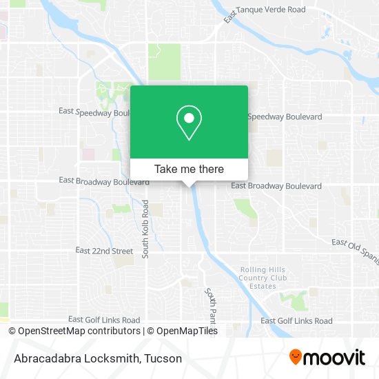 Mapa de Abracadabra Locksmith