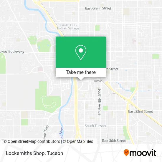 Locksmiths Shop map