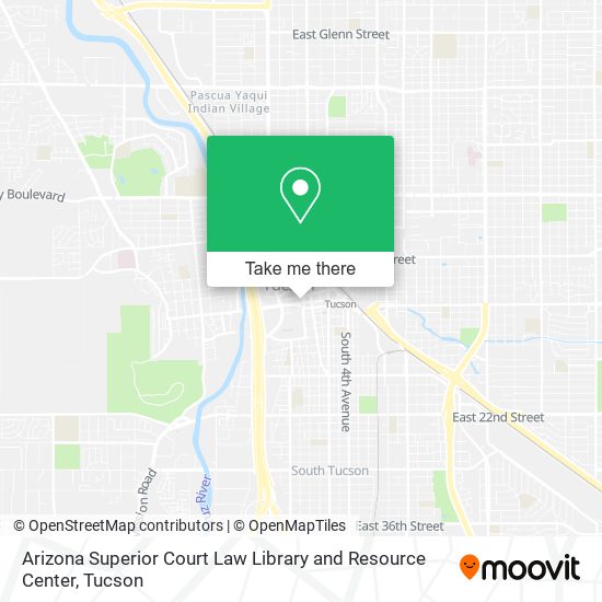 Arizona Superior Court Law Library and Resource Center map