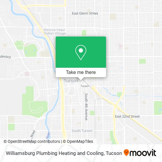 Williamsburg Plumbing Heating and Cooling map