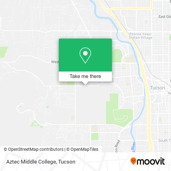 Aztec Middle College map