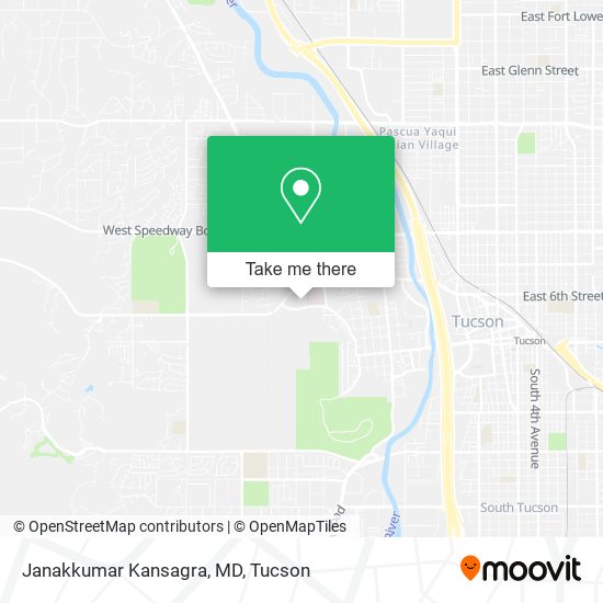 Mapa de Janakkumar Kansagra, MD