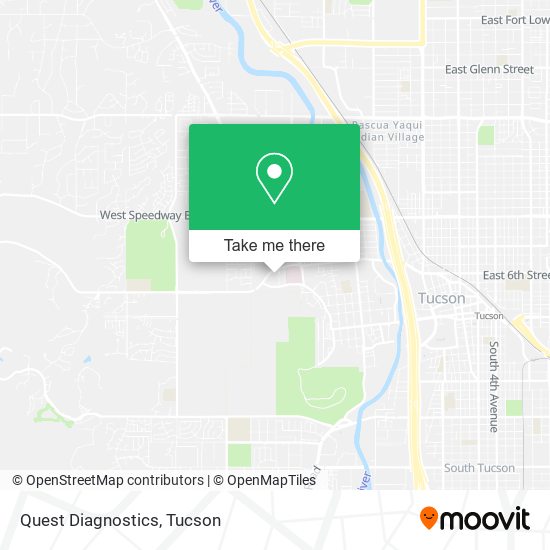 Mapa de Quest Diagnostics