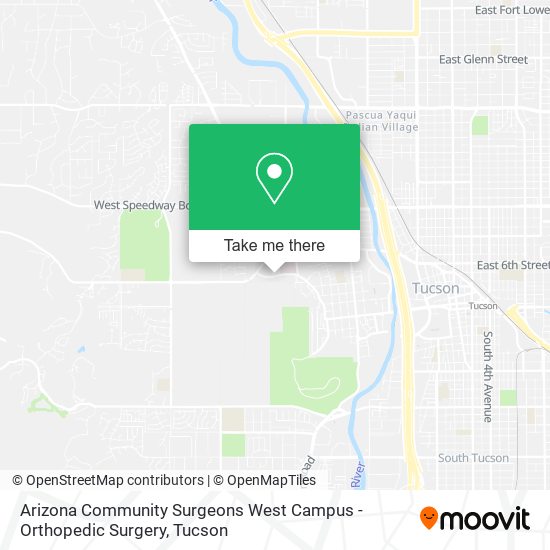 Mapa de Arizona Community Surgeons West Campus - Orthopedic Surgery