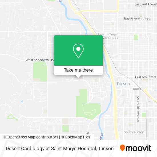 Desert Cardiology at Saint Marys Hospital map