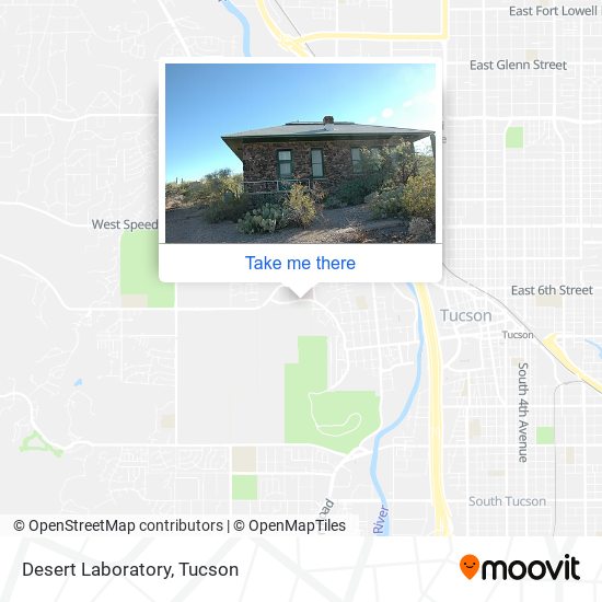 Desert Laboratory map