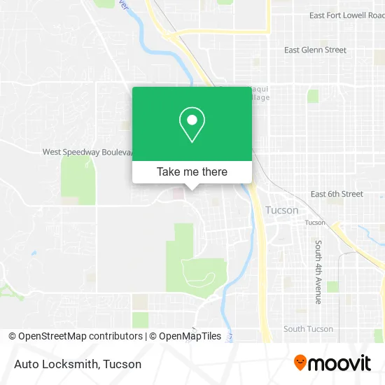Auto Locksmith map