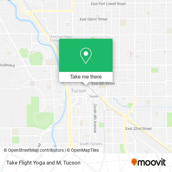 Mapa de Take Flight Yoga and M