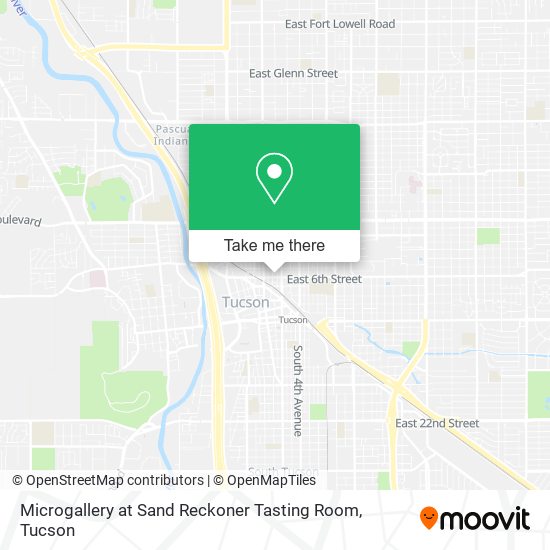 Microgallery at Sand Reckoner Tasting Room map