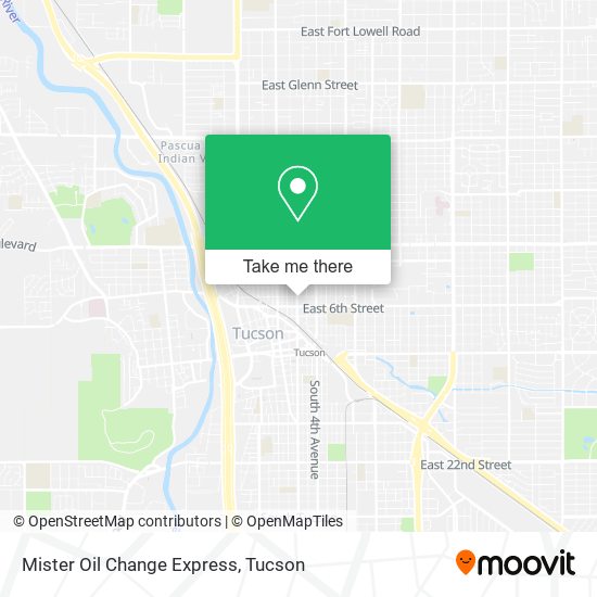 Mister Oil Change Express map