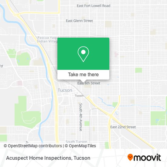Mapa de Acuspect Home Inspections