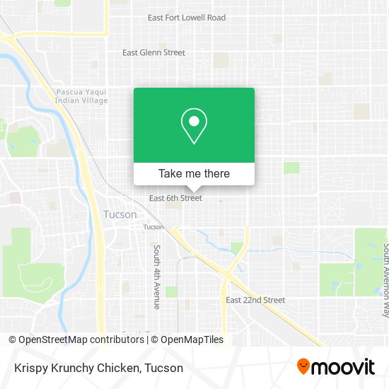 Krispy Krunchy Chicken map