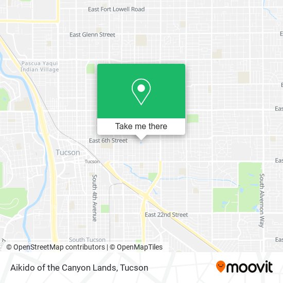 Aikido of the Canyon Lands map