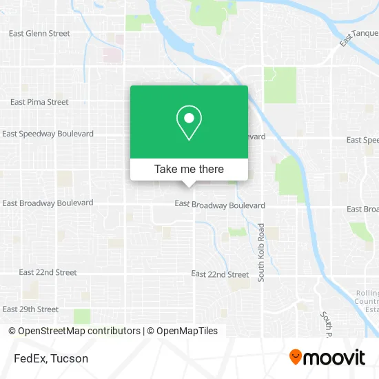 FedEx map