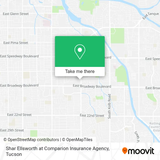 Shar Ellsworth at Comparion Insurance Agency map