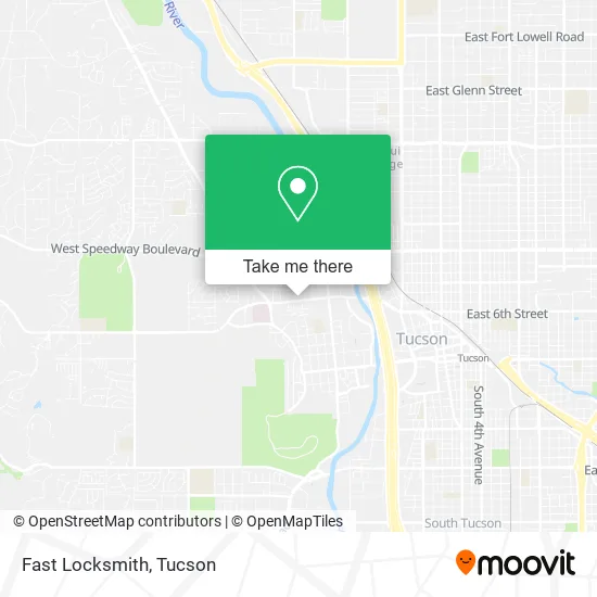 Fast Locksmith map