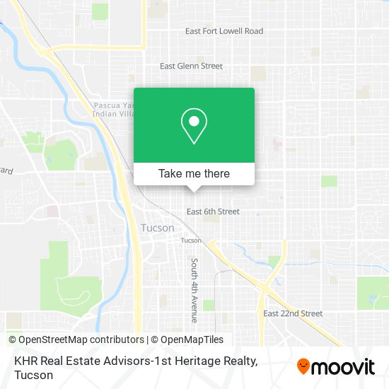 KHR Real Estate Advisors-1st Heritage Realty map