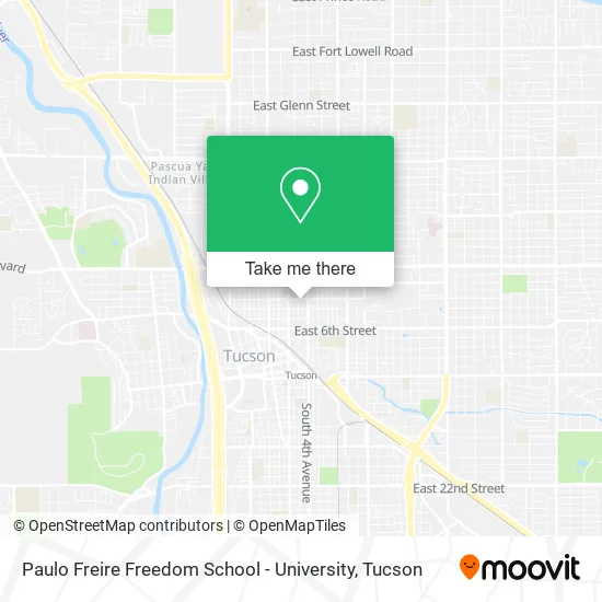 Paulo Freire Freedom School - University map