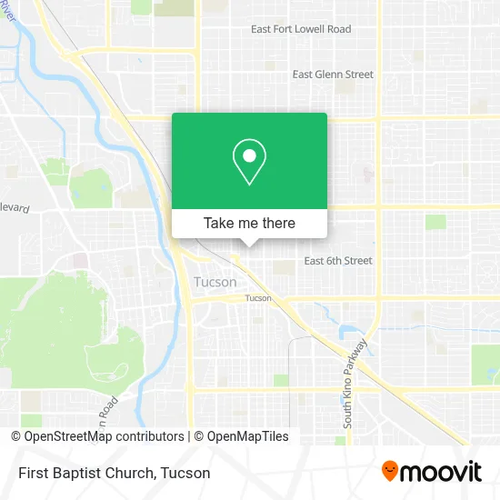 First Baptist Church map