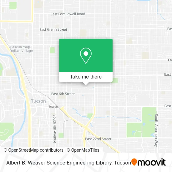 Albert B. Weaver Science-Engineering Library map