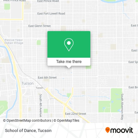 School of Dance map