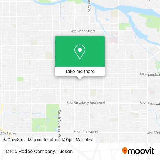 C K 5 Rodeo Company map