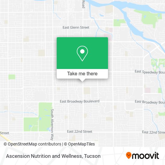 Ascension Nutrition and Wellness map