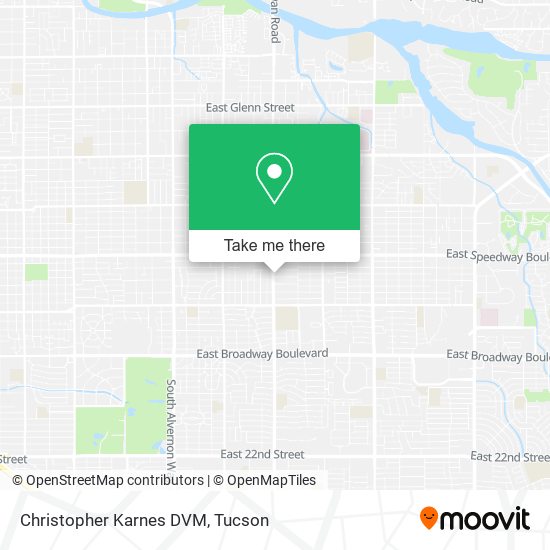 Christopher Karnes DVM map