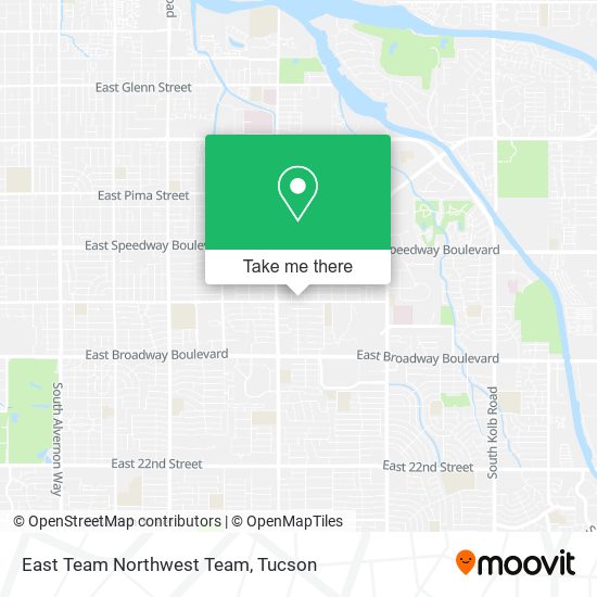 Mapa de East Team Northwest Team