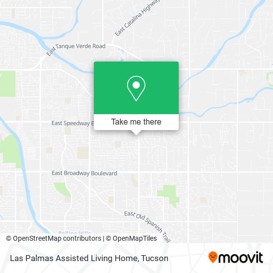 Las Palmas Assisted Living Home map
