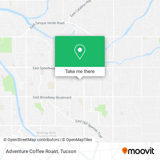 Adventure Coffee Roast map
