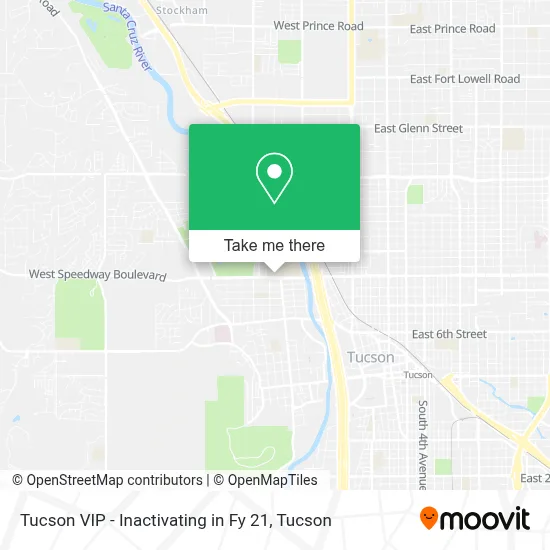 Tucson VIP - Inactivating in Fy 21 map