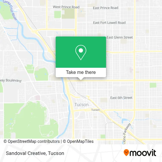 Sandoval Creative map