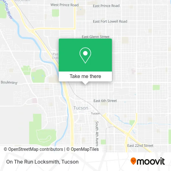 On The Run Locksmith map