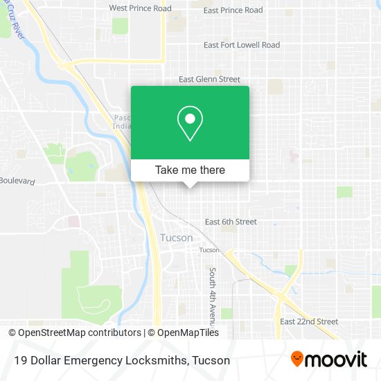 19 Dollar Emergency Locksmiths map