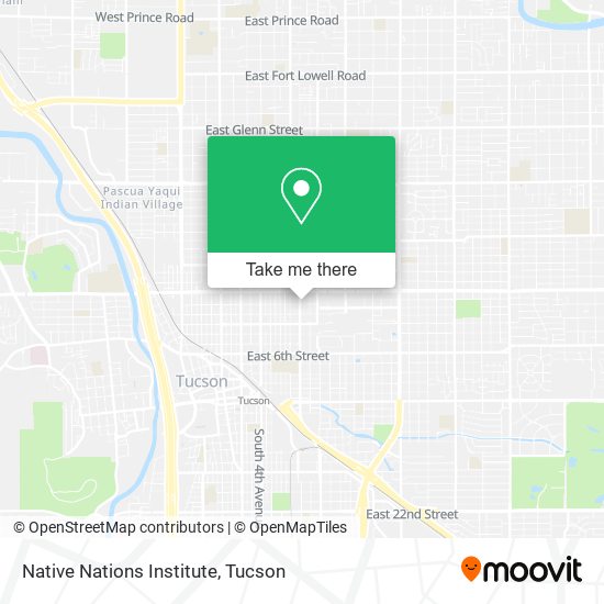 Native Nations Institute map