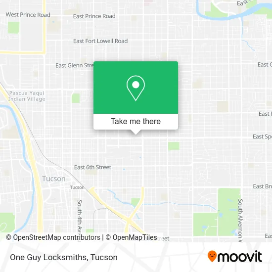 One Guy Locksmiths map