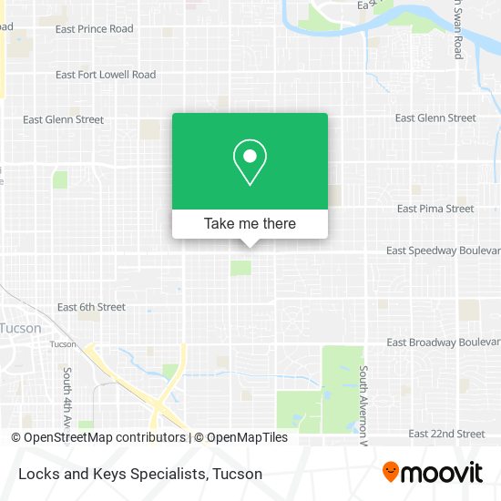Mapa de Locks and Keys Specialists