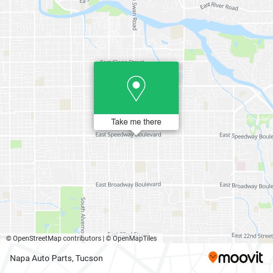 Mapa de Napa Auto Parts