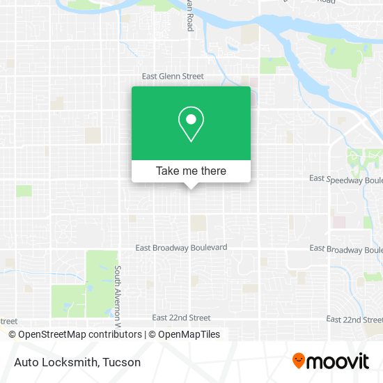 Auto Locksmith map