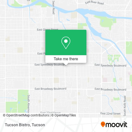 Mapa de Tucson Bistro
