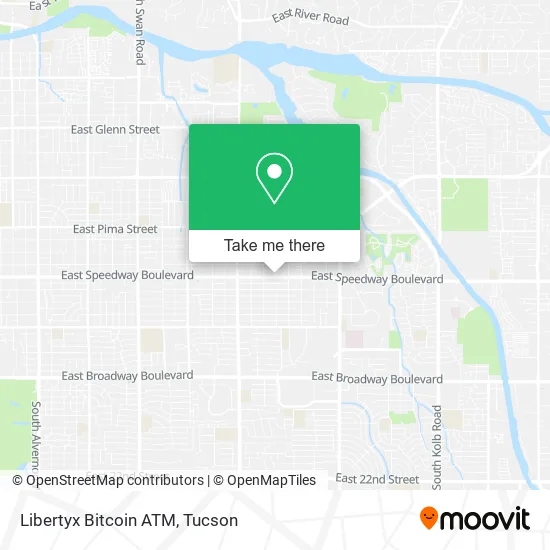 Mapa de Libertyx Bitcoin ATM