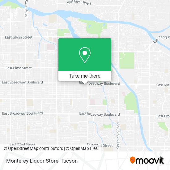 Mapa de Monterey Liquor Store