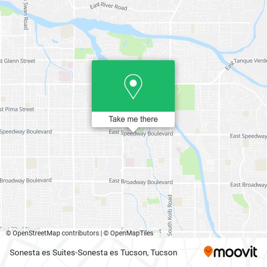 Mapa de Sonesta es Suites-Sonesta es Tucson