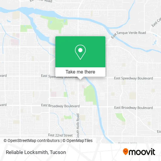 Reliable Locksmith map
