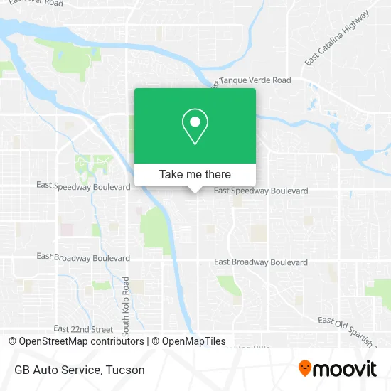 GB Auto Service map