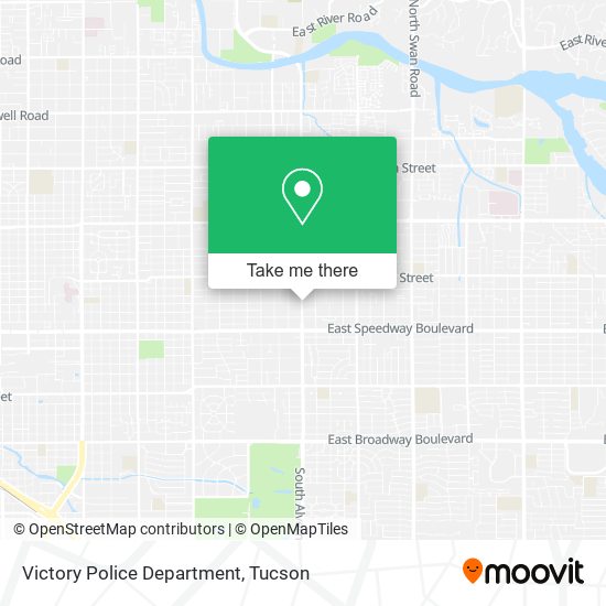 Victory Police Department map